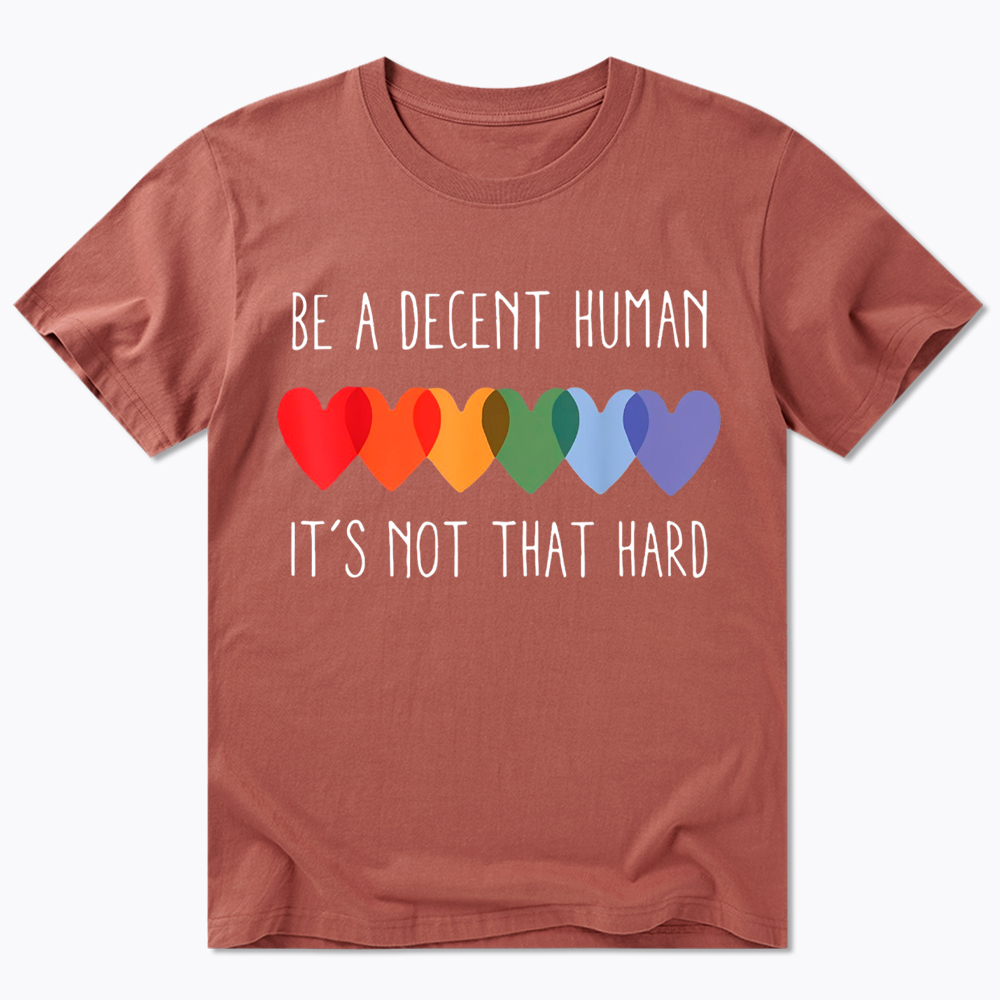 Be a Decent Human It's Not That Hard Classic T-Shirt