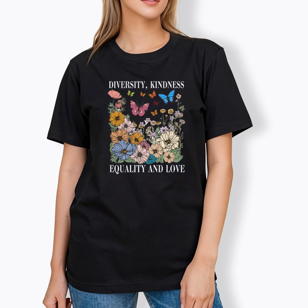 Summer Diversity Kindness Garden Classic T-Shirt