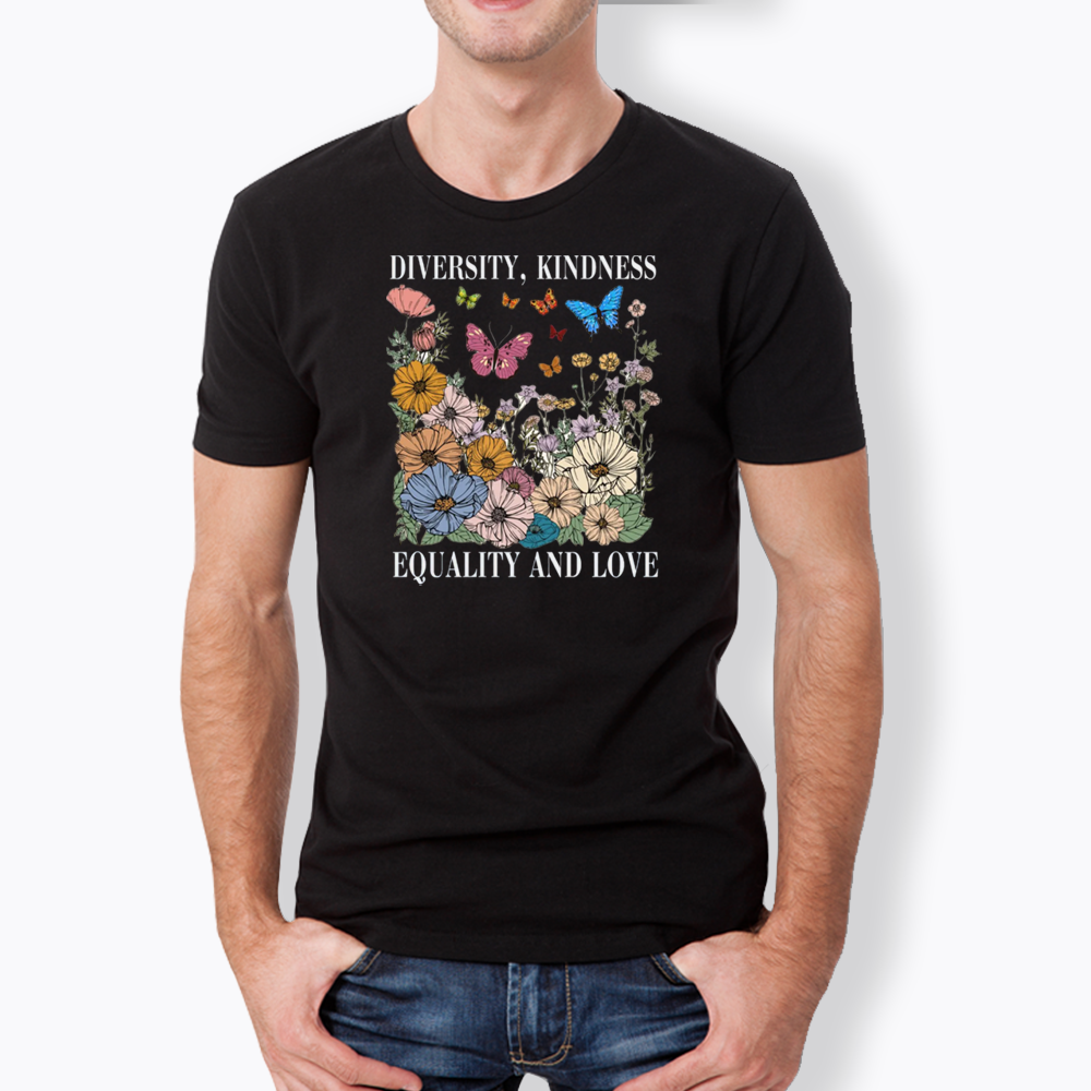 Summer Diversity Kindness Garden Classic T-Shirt