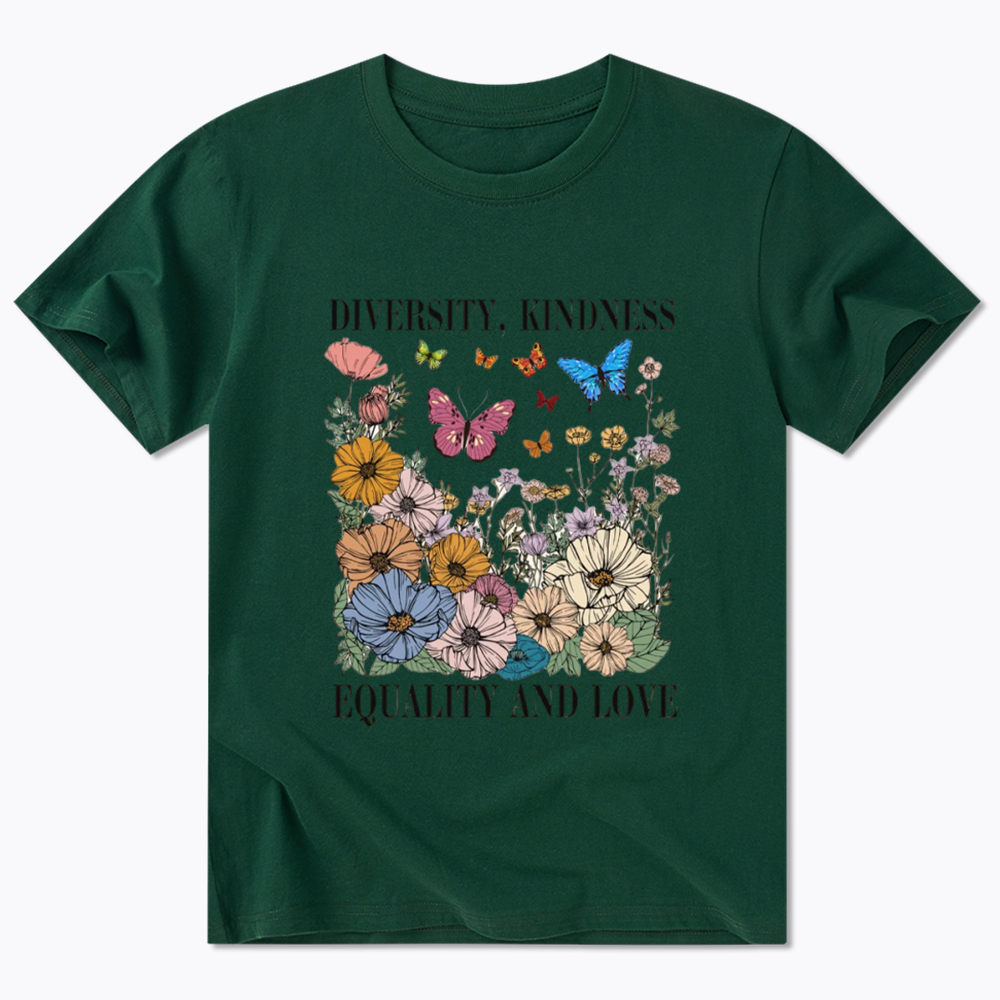 Summer Diversity Kindness Garden Classic T-Shirt