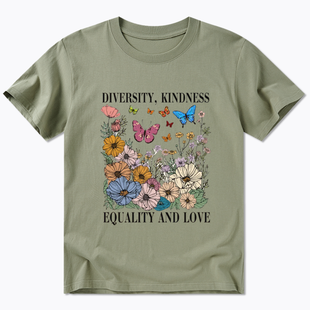 Summer Diversity Kindness Garden Classic T-Shirt