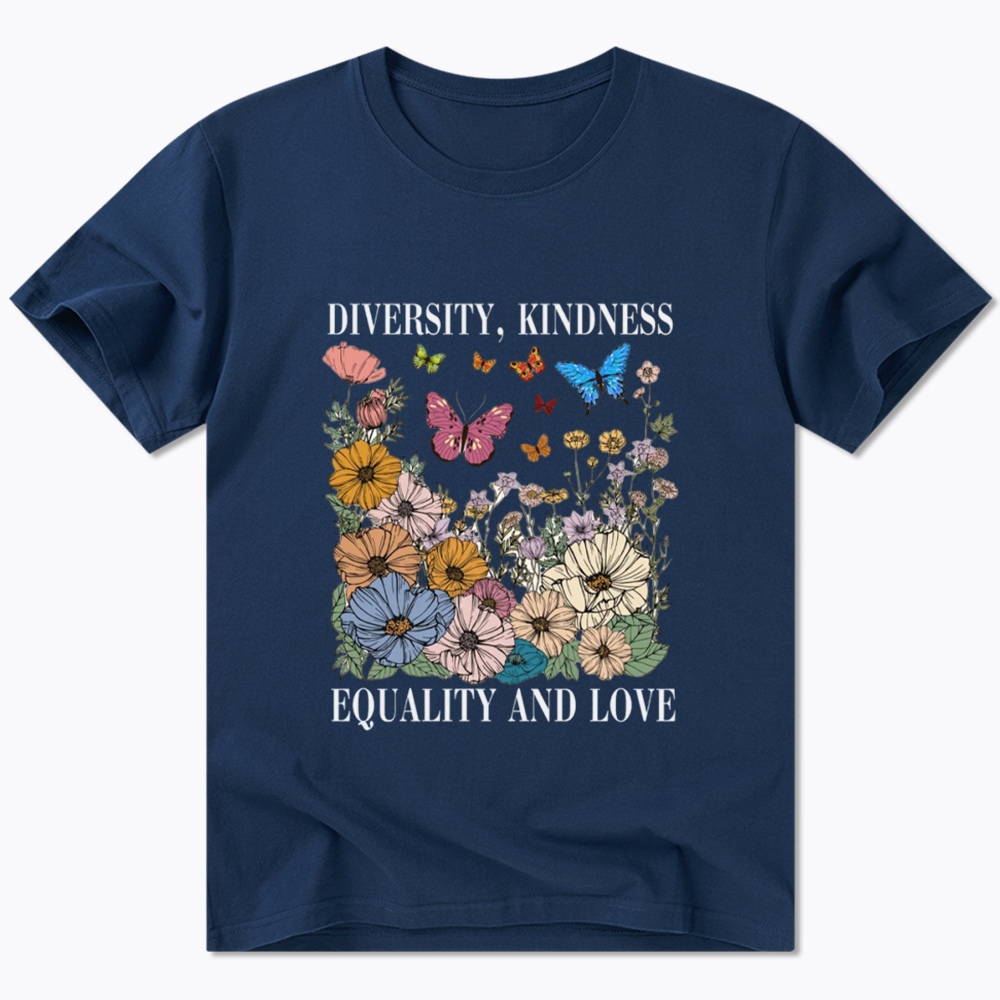 Summer Diversity Kindness Garden Classic T-Shirt