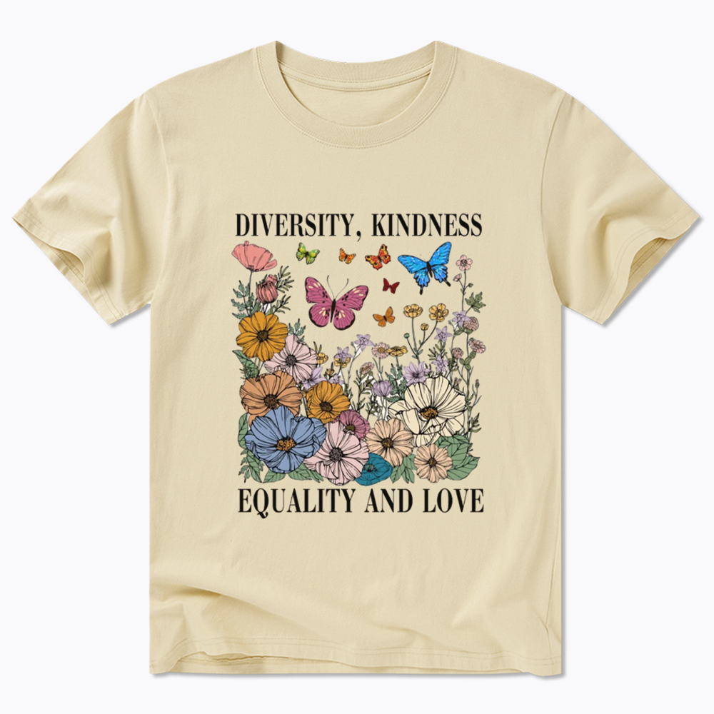 Summer Diversity Kindness Garden Classic T-Shirt