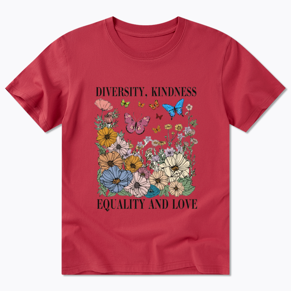 Summer Diversity Kindness Garden Classic T-Shirt