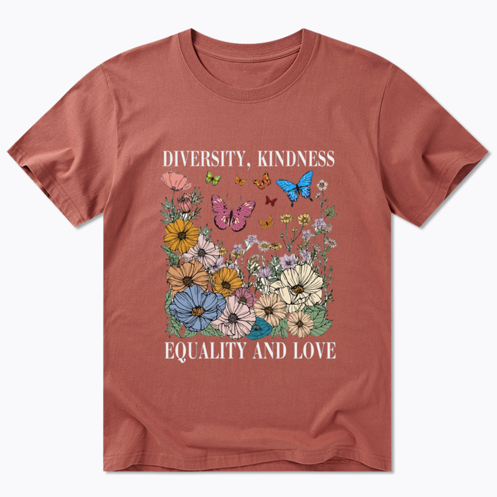 Summer Diversity Kindness Garden Classic T-Shirt