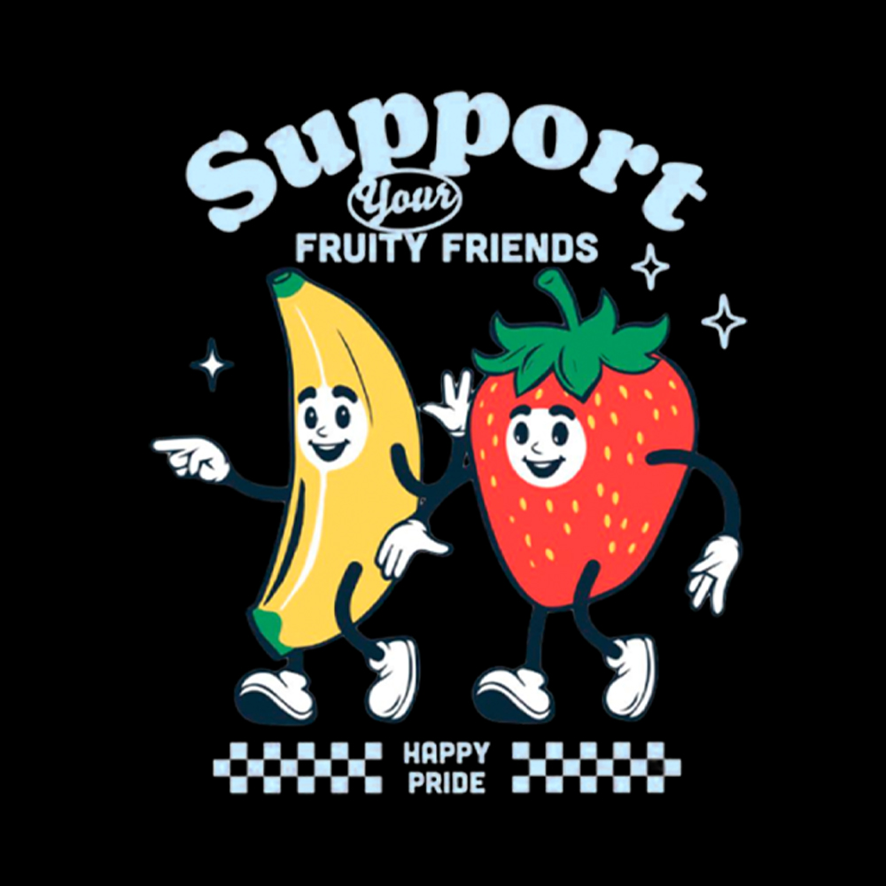 Support Your Fruity Friends Happy Pride Classic T-Shirt