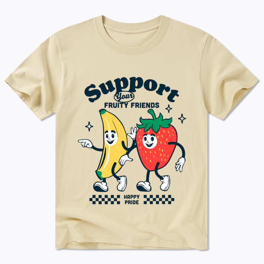 Support Your Fruity Friends Happy Pride Classic T-Shirt