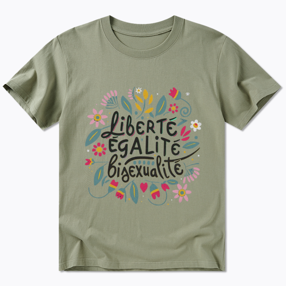 Liberté Égalité Bisexualité Classic T-Shirt