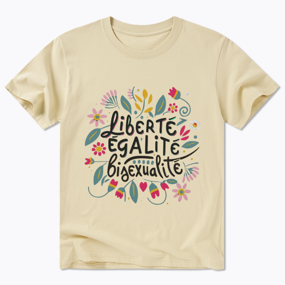 Liberté Égalité Bisexualité Classic T-Shirt