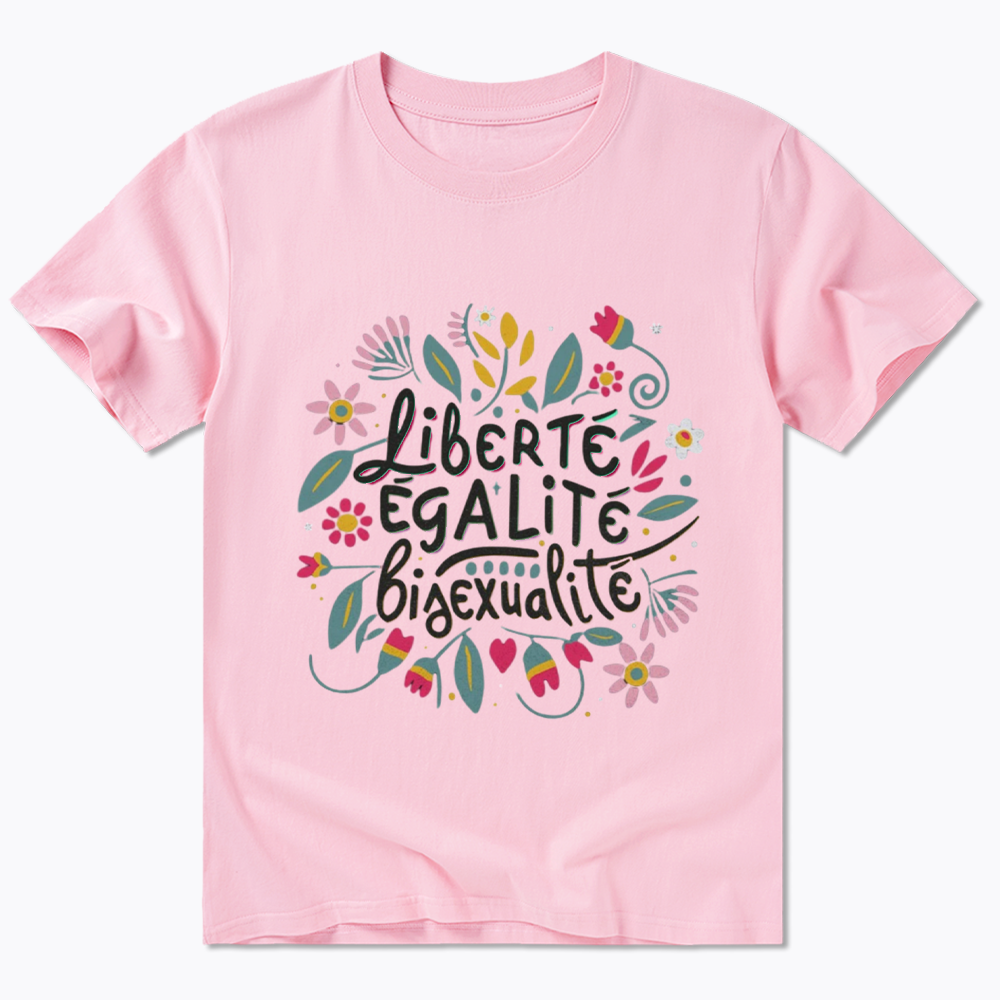 Liberté Égalité Bisexualité Classic T-Shirt