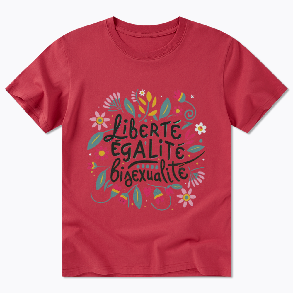 Liberté Égalité Bisexualité Classic T-Shirt