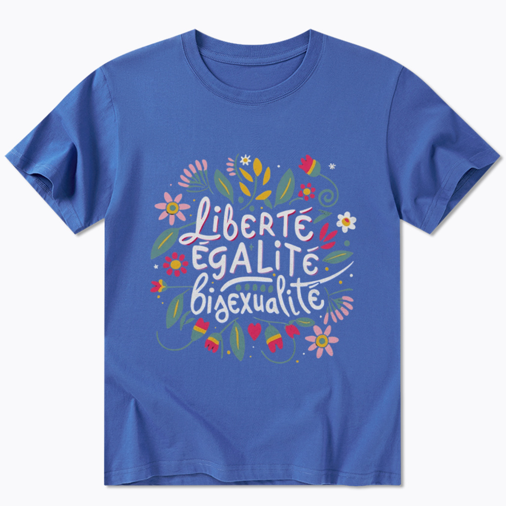 Liberté Égalité Bisexualité Classic T-Shirt