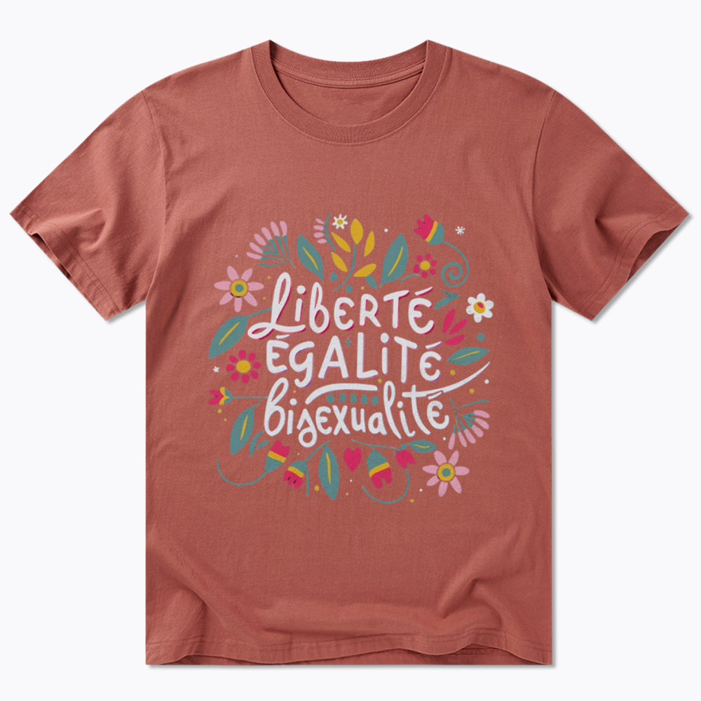 Liberté Égalité Bisexualité Classic T-Shirt