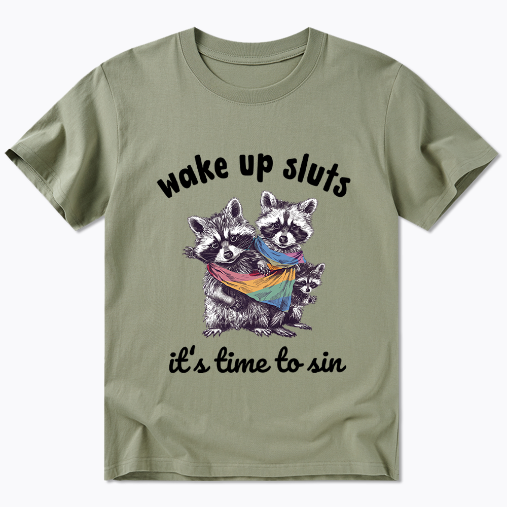 Wake up Sluts it's time to sin Classic T-Shirt
