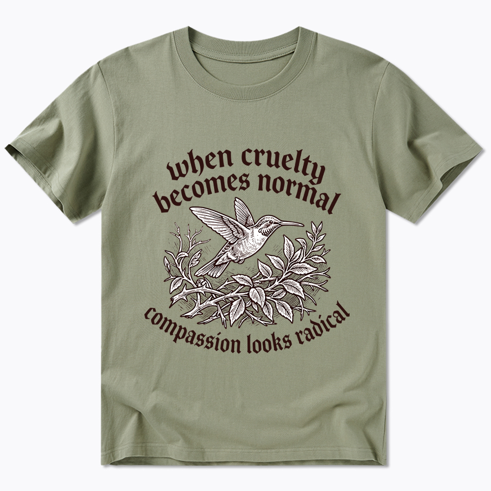 When Cruelty becomes Normal Compassion looks Radical Classic T-Shirt