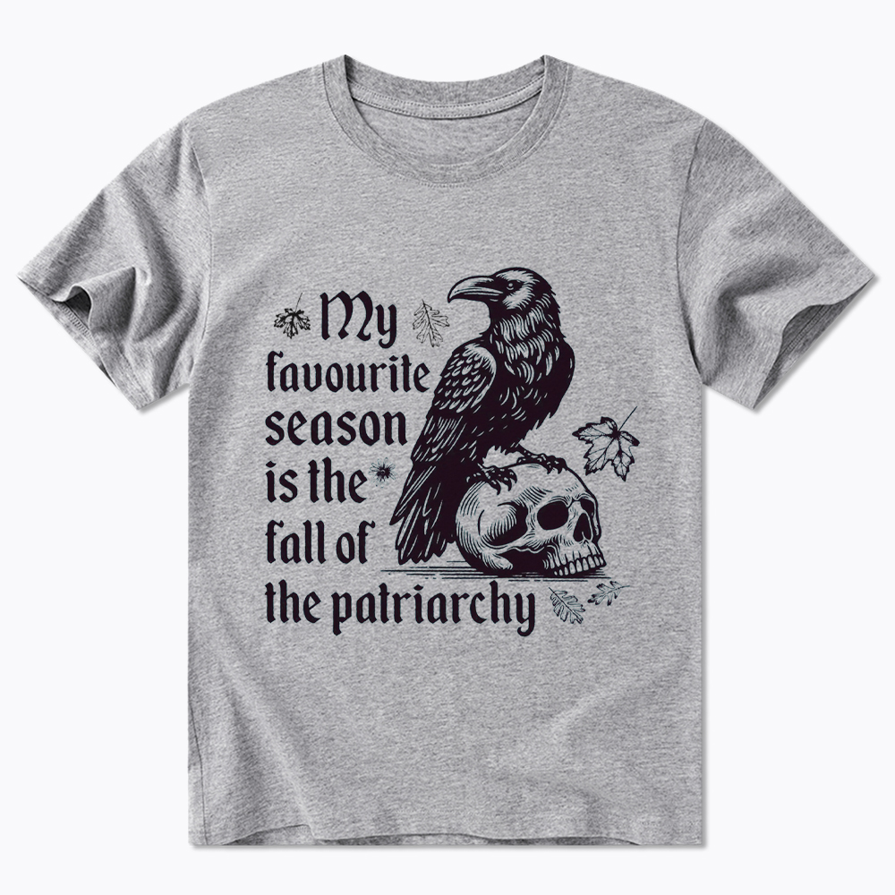 Fall of Patriarchy Skull Feminist Classic T-Shirt