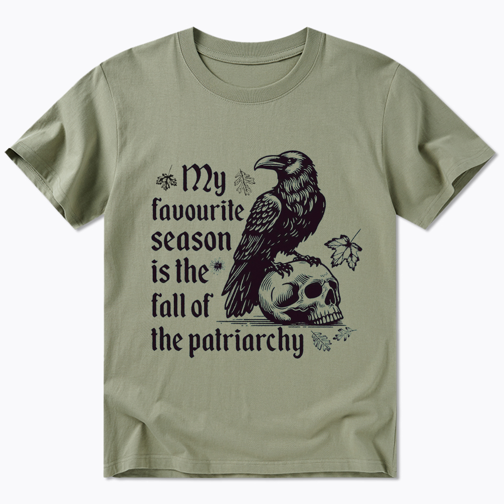 Fall of Patriarchy Skull Feminist Classic T-Shirt