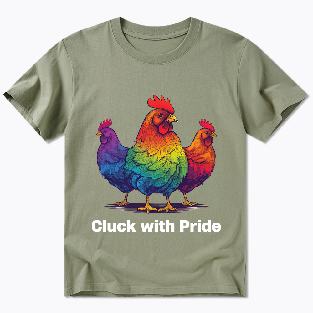 Rainbow Chicken LGBTQ Pride Classic T-Shirt