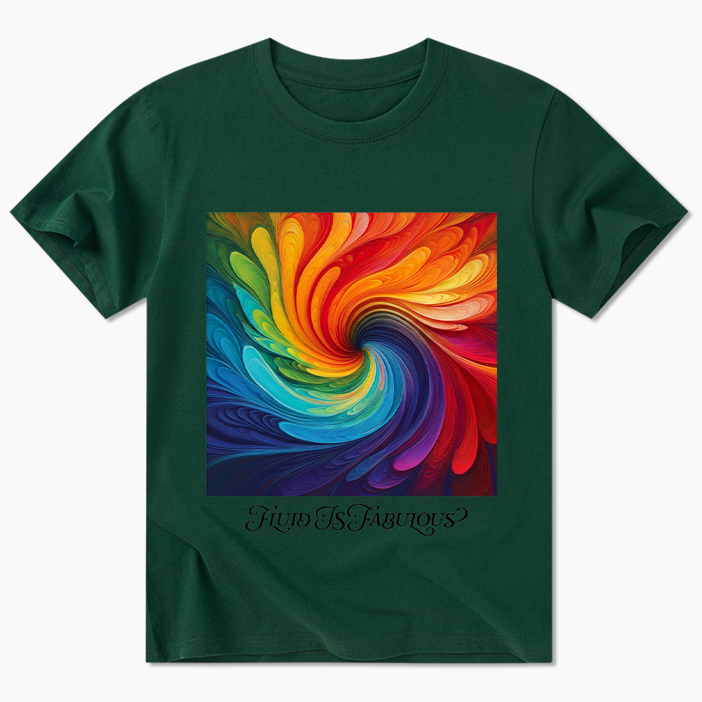 Rainbow Swirl Pride Classic T-Shirt