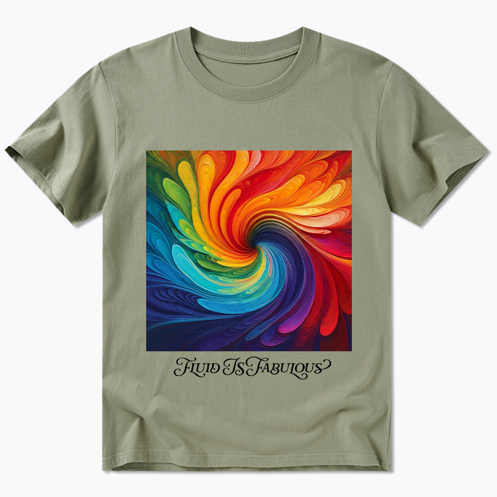 Rainbow Swirl Pride Classic T-Shirt