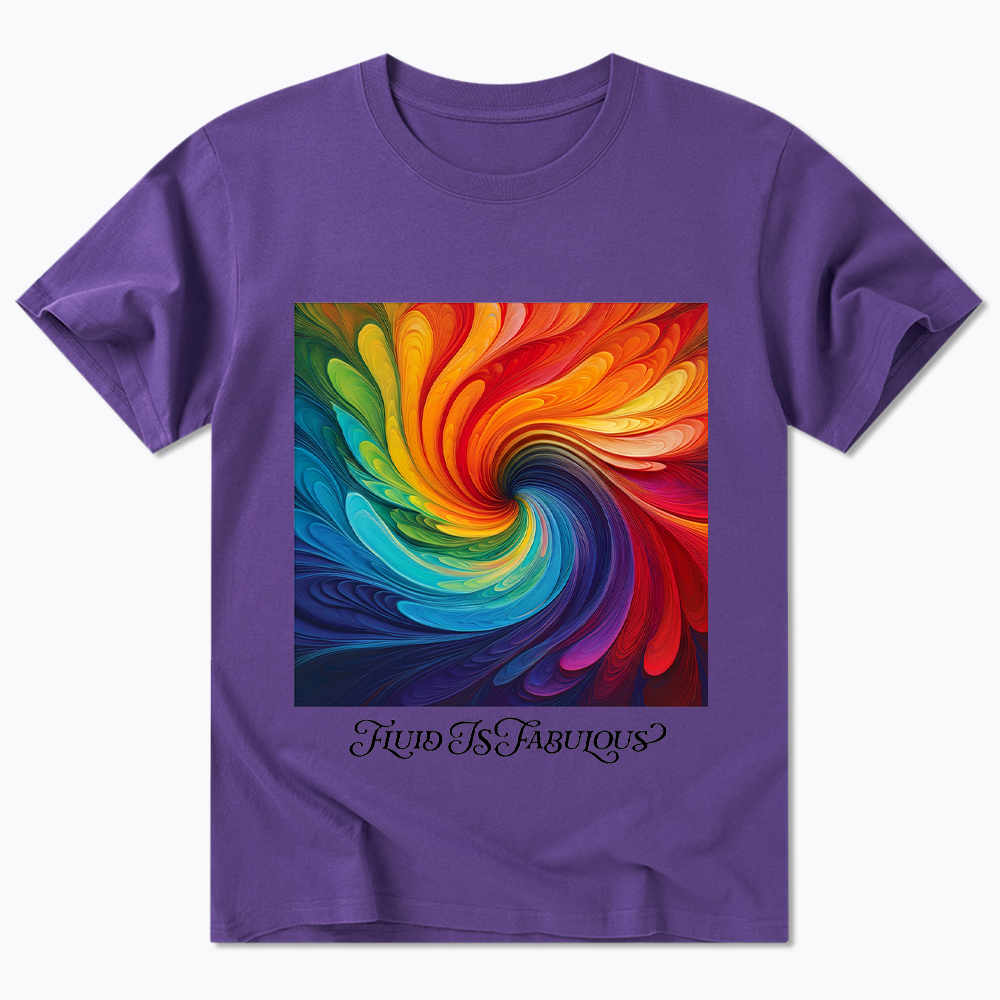 Rainbow Swirl Pride Classic T-Shirt