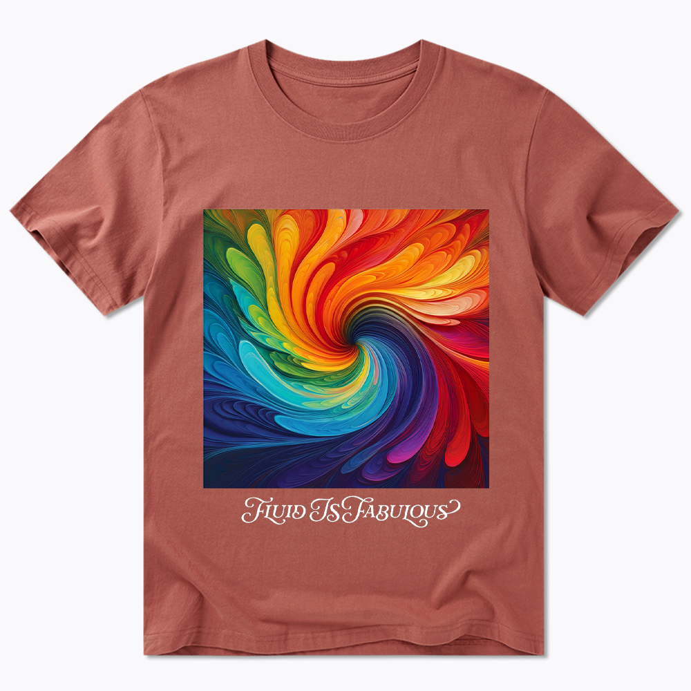 Rainbow Swirl Pride Classic T-Shirt