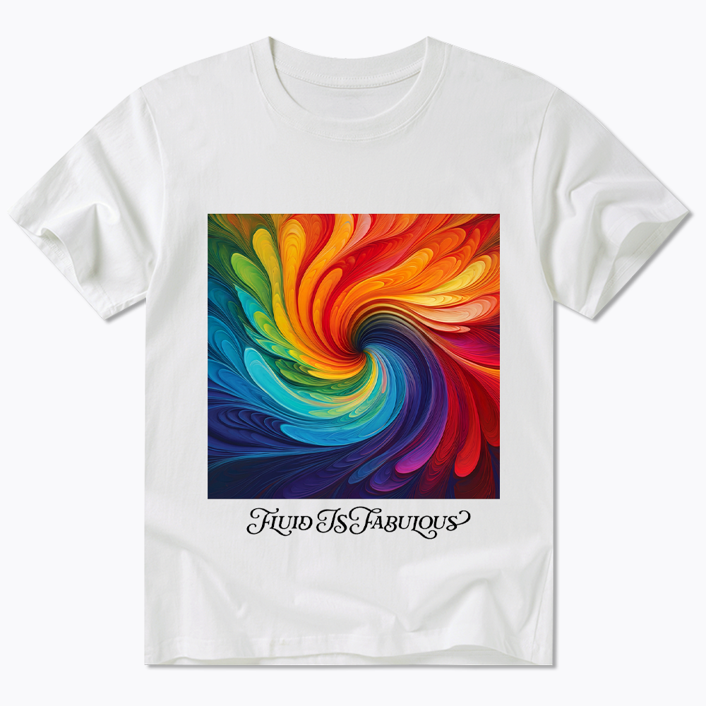 Rainbow Swirl Pride Classic T-Shirt