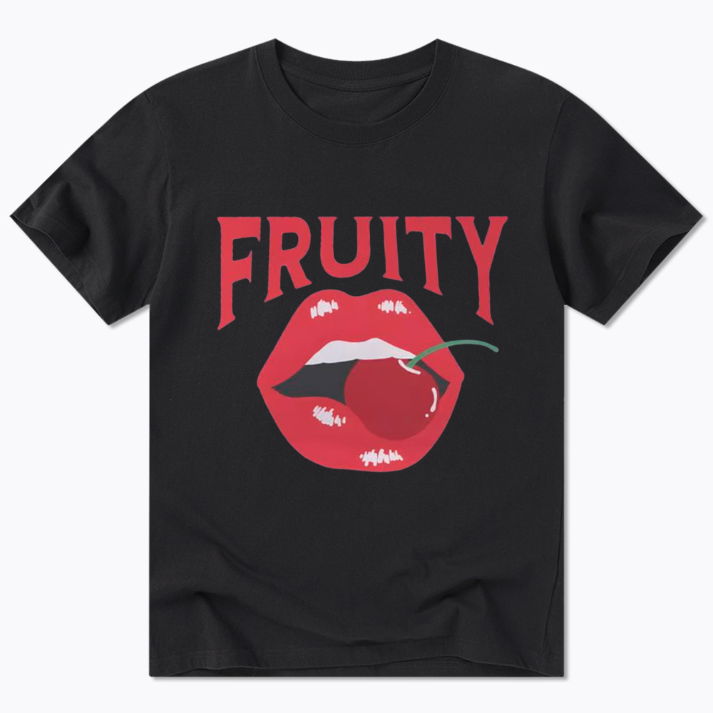 Fruity Lips Red Cherry Classic T-Shirt