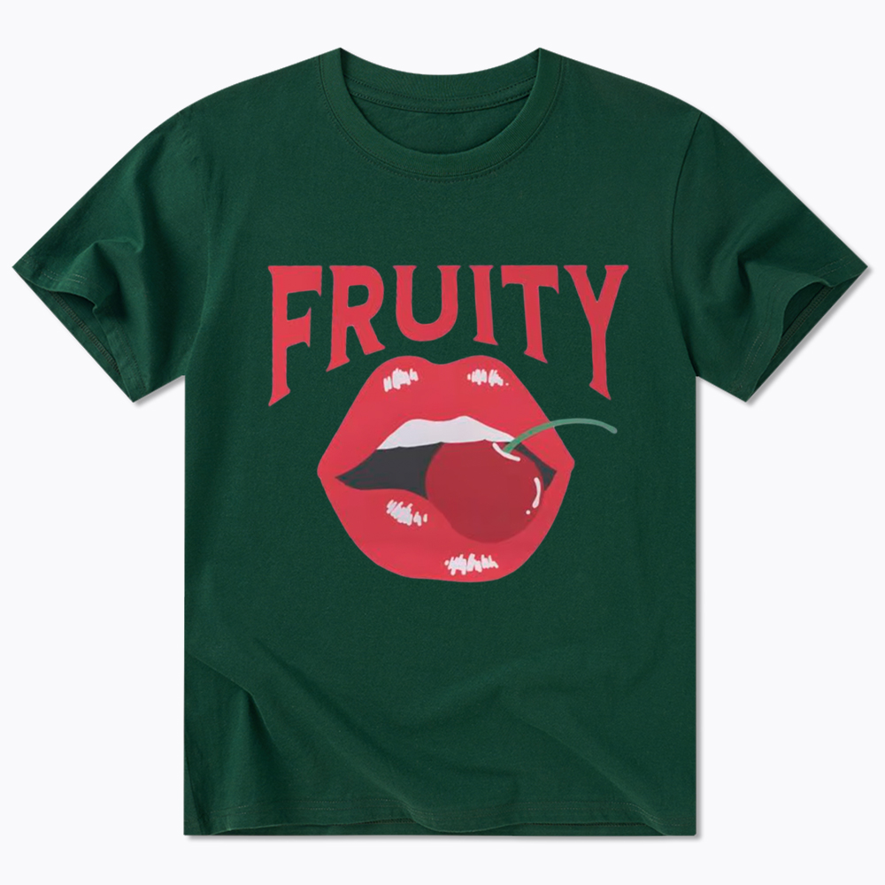 Fruity Lips Red Cherry Classic T-Shirt