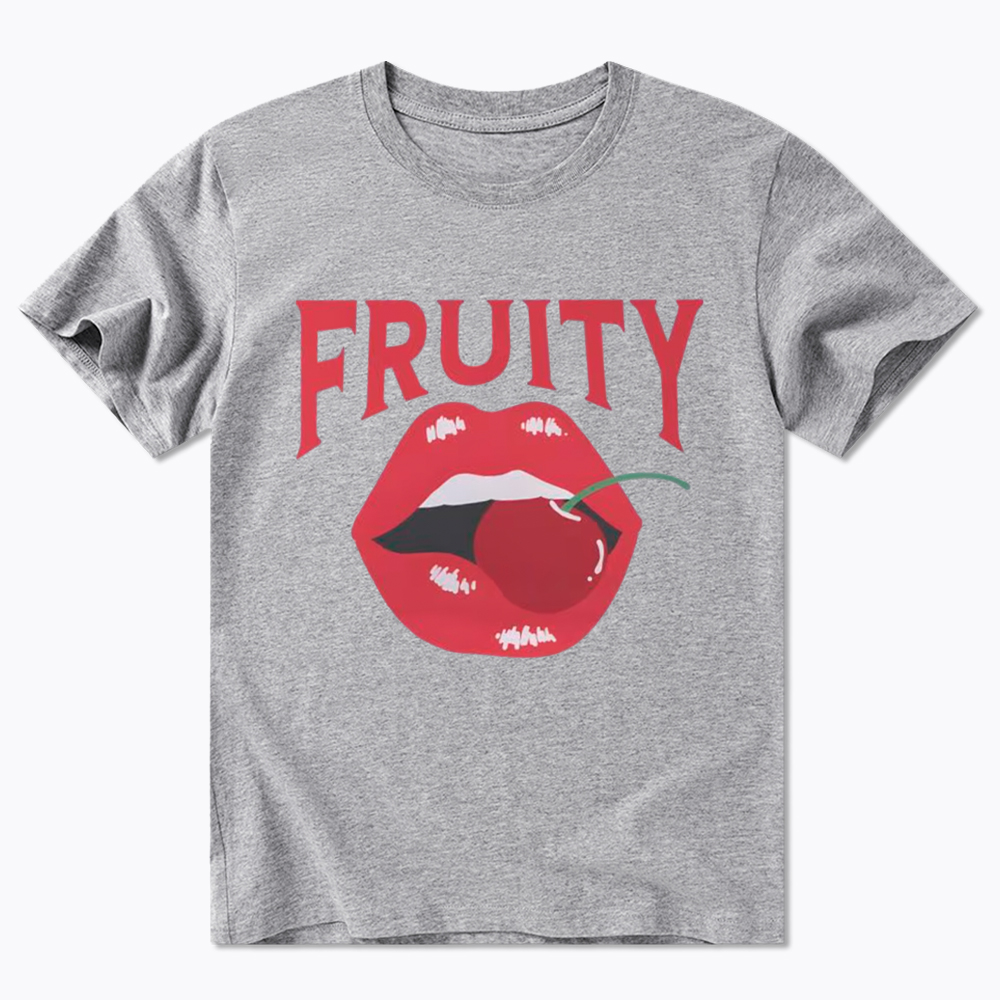 Fruity Lips Red Cherry Classic T-Shirt