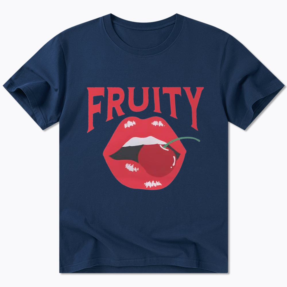 Fruity Lips Red Cherry Classic T-Shirt