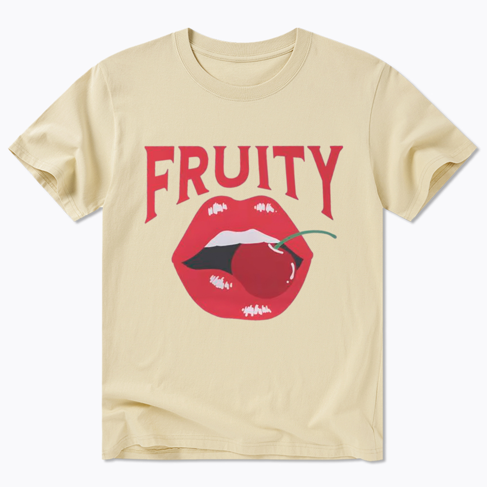 Fruity Lips Red Cherry Classic T-Shirt