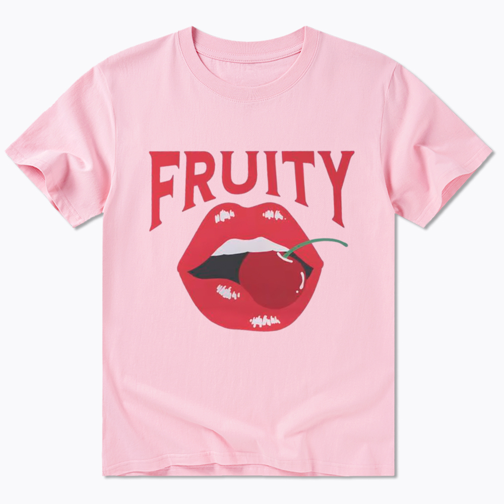 Fruity Lips Red Cherry Classic T-Shirt