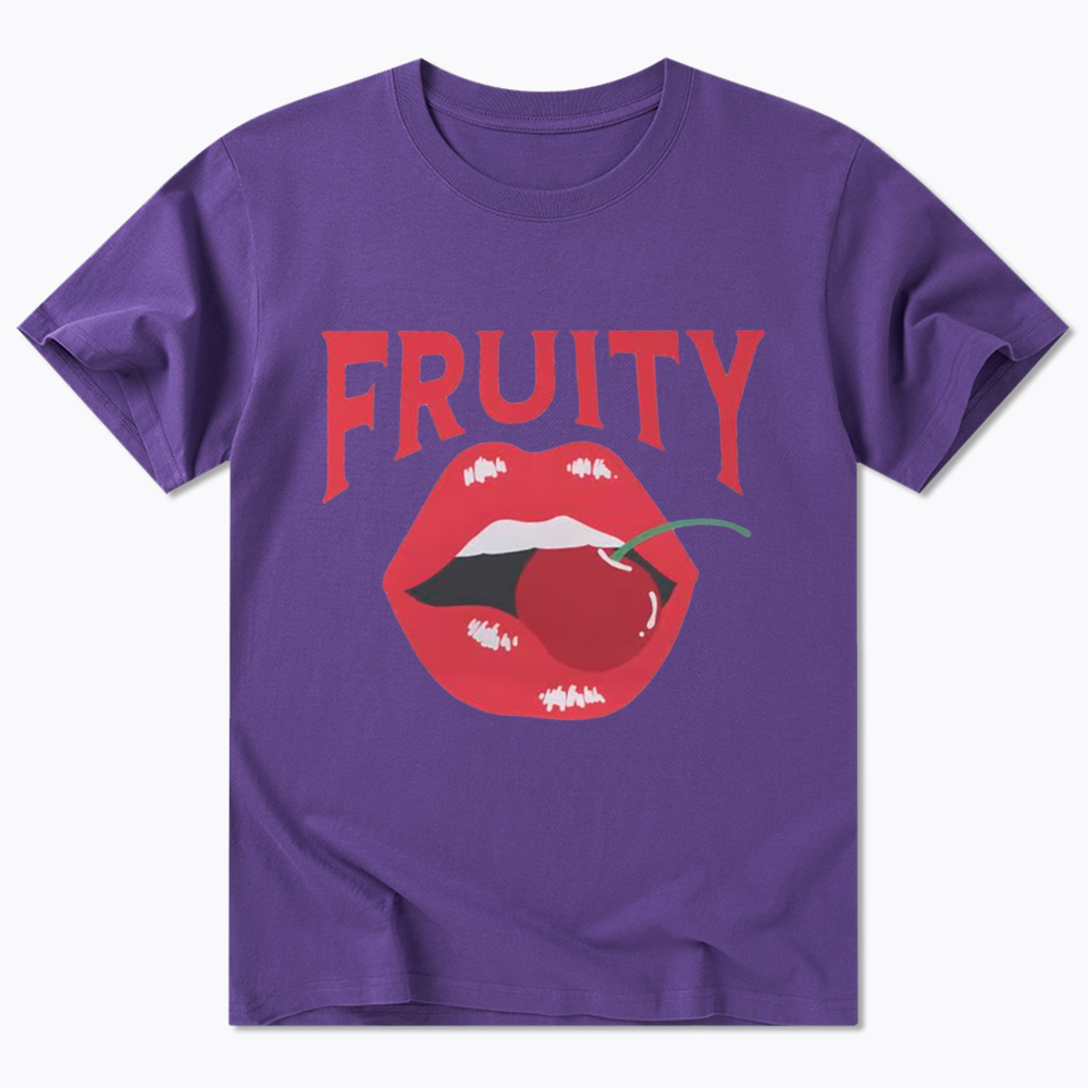 Fruity Lips Red Cherry Classic T-Shirt