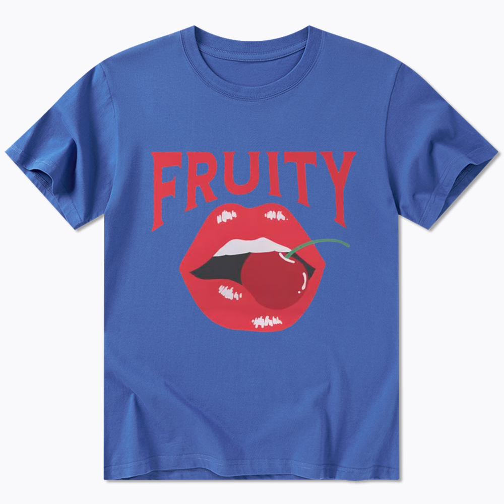 Fruity Lips Red Cherry Classic T-Shirt