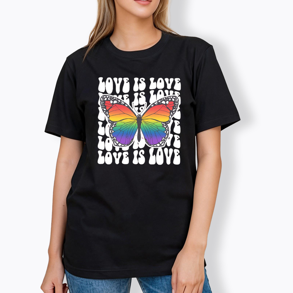 Rainbow Butterfly Classic T-Shirt