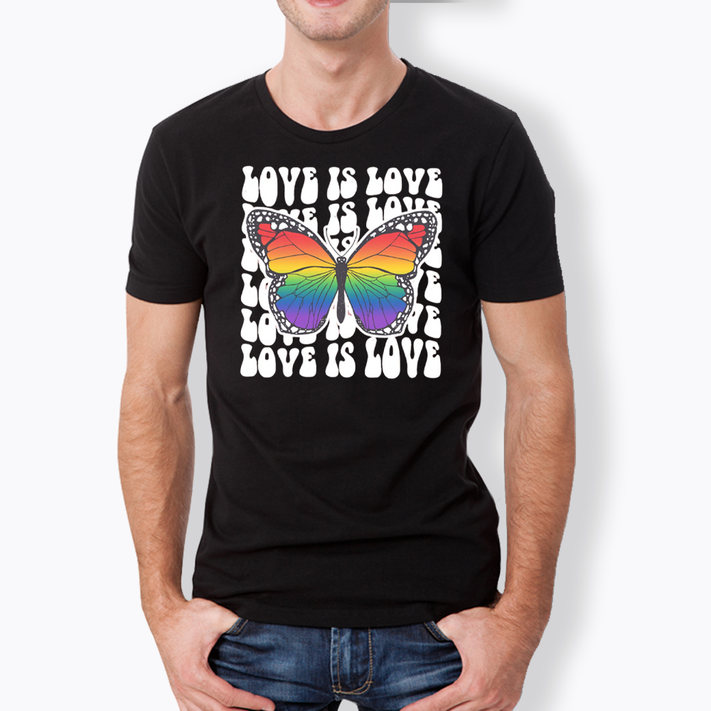 Rainbow Butterfly Classic T-Shirt