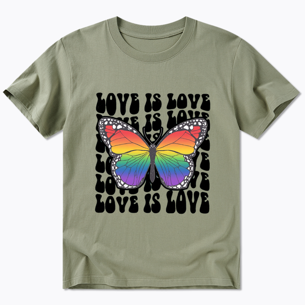 Rainbow Butterfly Classic T-Shirt
