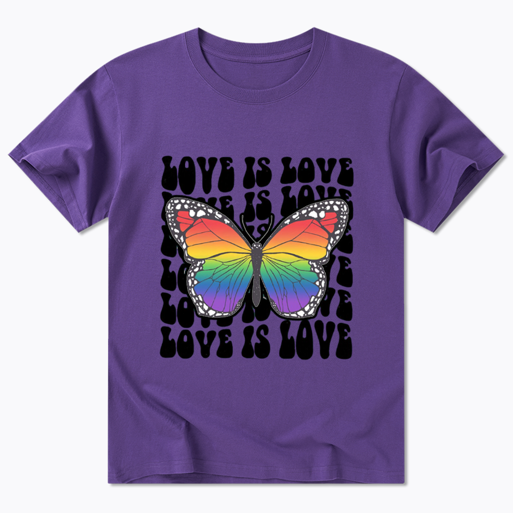 Rainbow Butterfly Classic T-Shirt