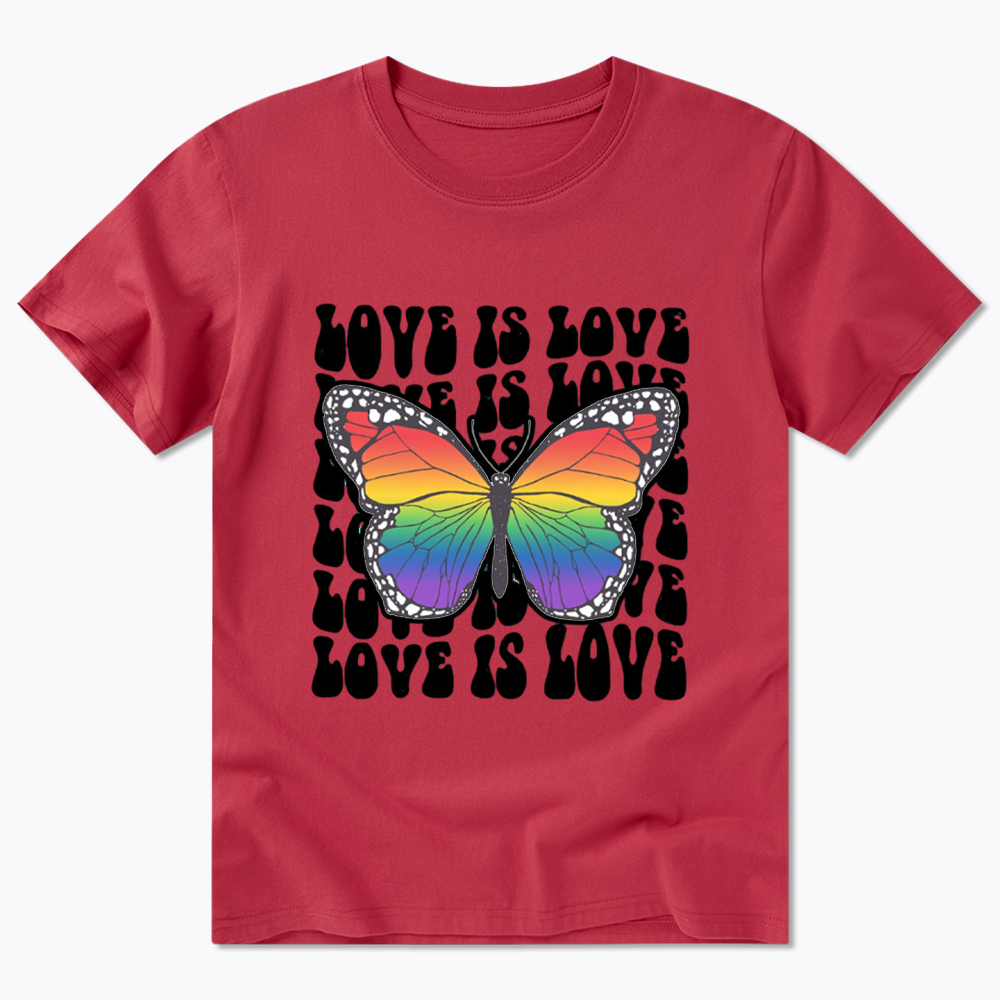 Rainbow Butterfly Classic T-Shirt