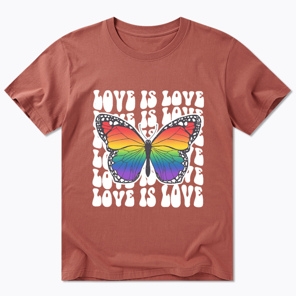 Rainbow Butterfly Classic T-Shirt