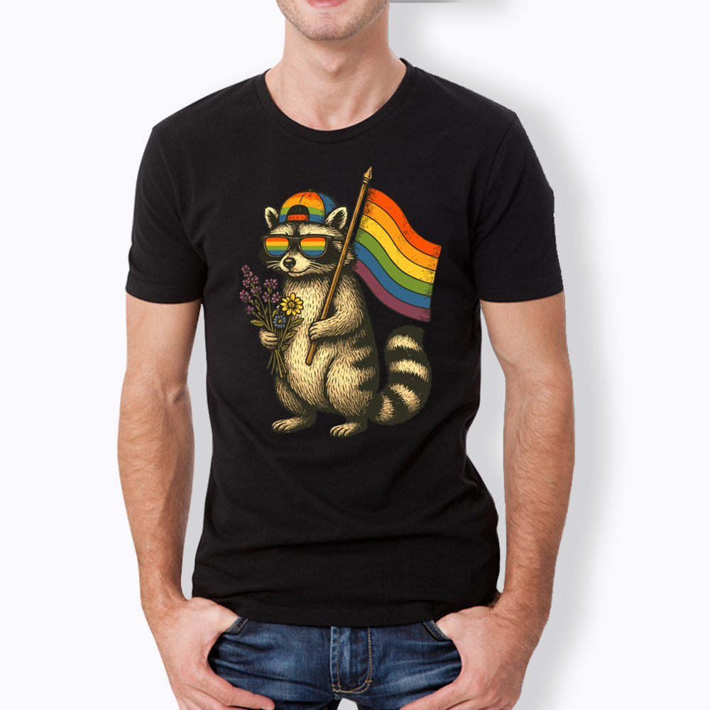 Raccoon Gay Pride Classic T-Shirt