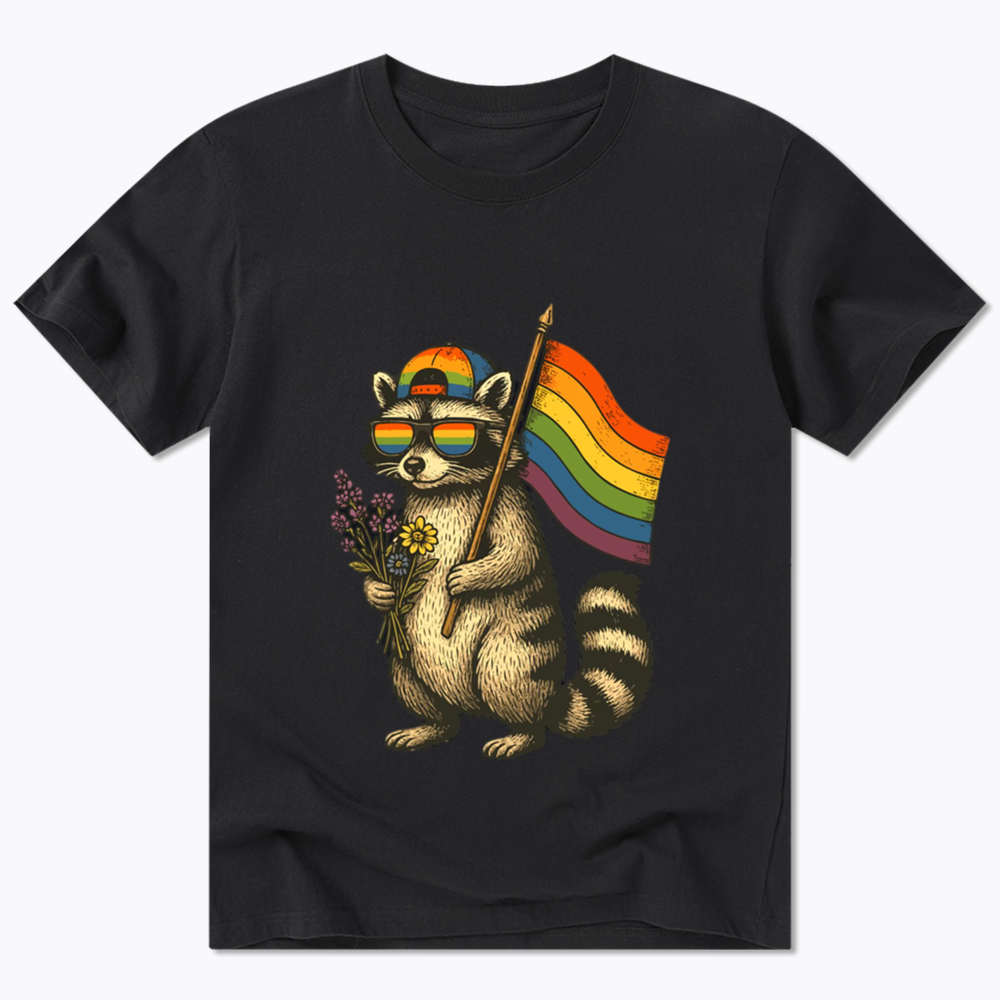 Raccoon Gay Pride Classic T-Shirt