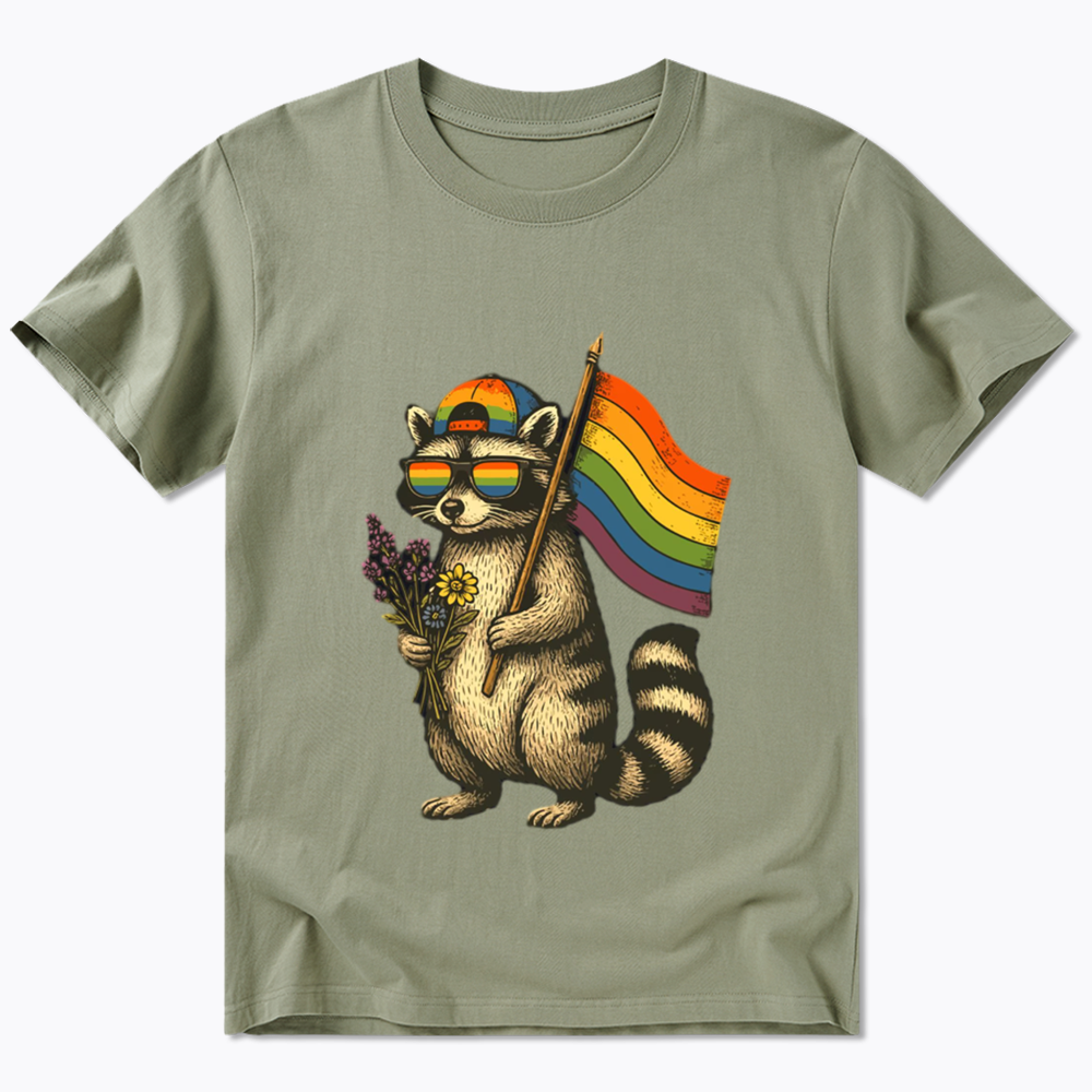 Raccoon Gay Pride Classic T-Shirt