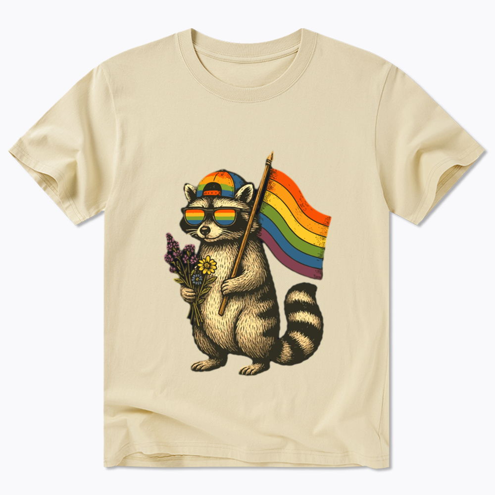 Raccoon Gay Pride Classic T-Shirt
