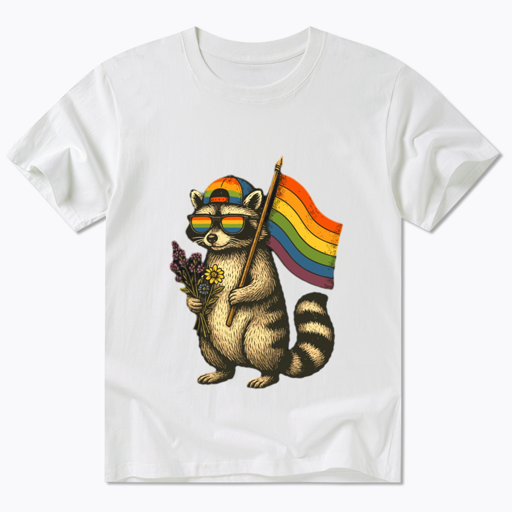 Raccoon Gay Pride Classic T-Shirt