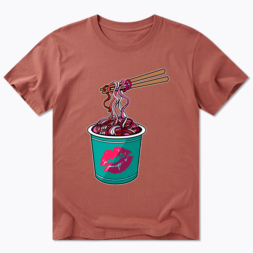 Lipstick Lesbian Noodles Classic T-Shirt