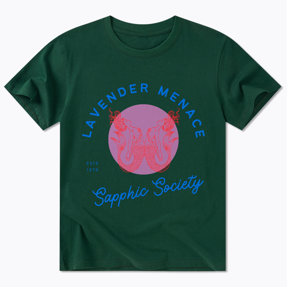 Lavender Menace Subtle Lesbian Classic T-Shirt