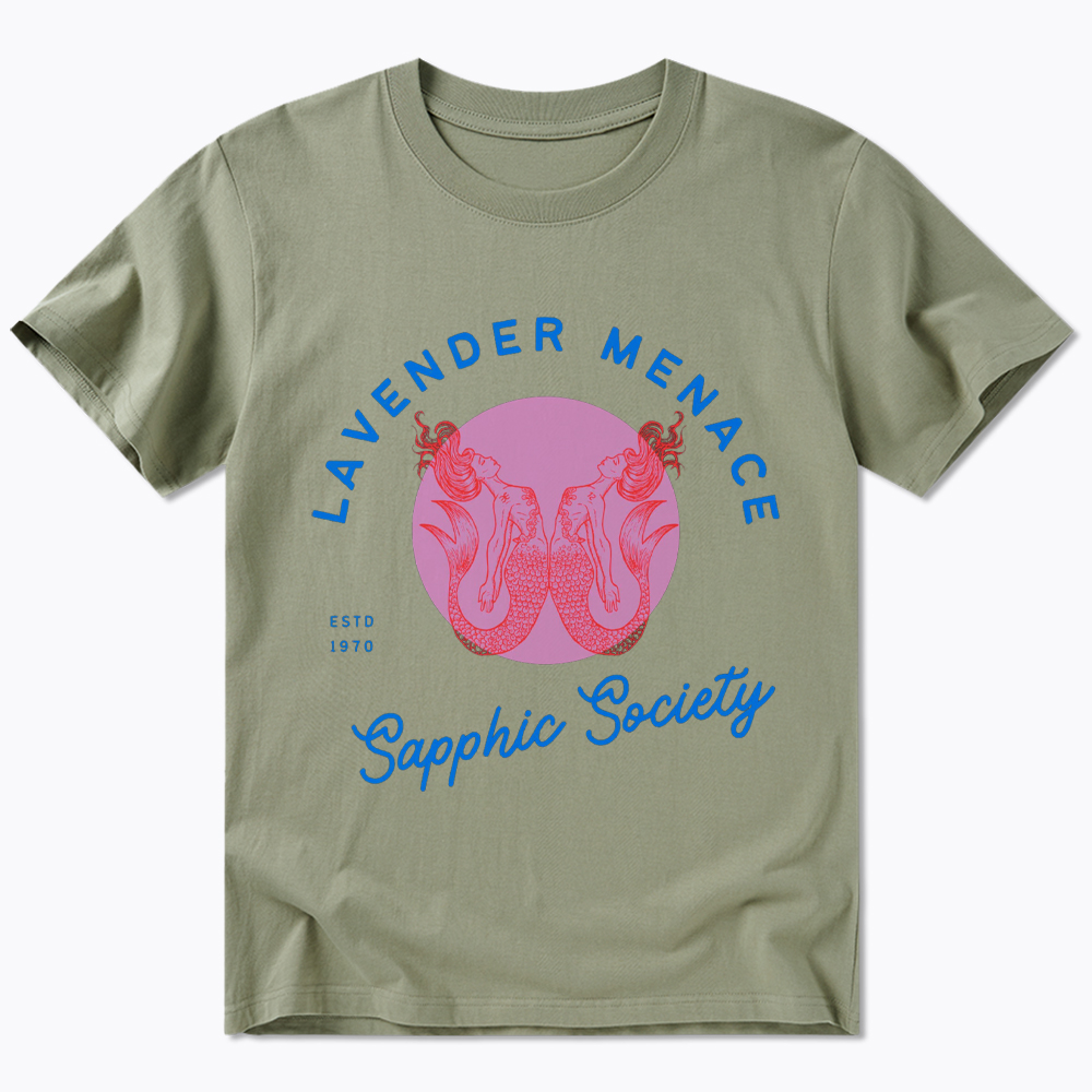 Lavender Menace Subtle Lesbian Classic T-Shirt