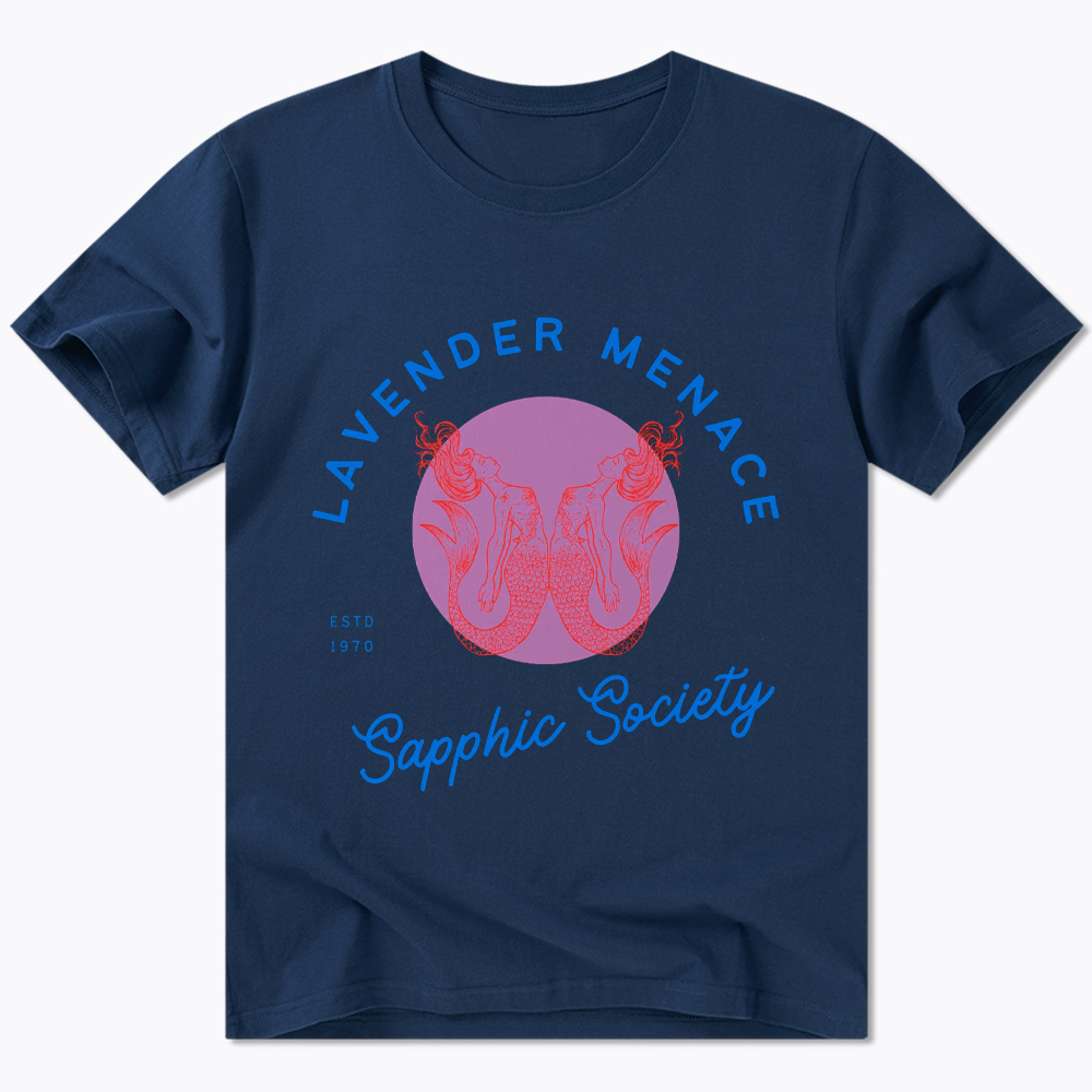 Lavender Menace Subtle Lesbian Classic T-Shirt